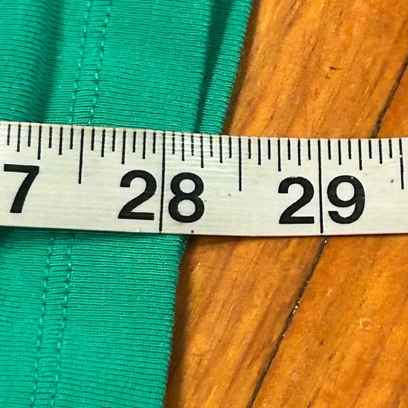 NWOT XL Merona green scoop v-neck loose relaxed fit ribbed knit tank top - Picture 12 of 13